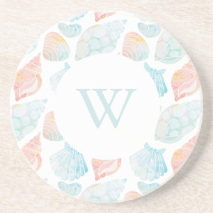 Wasserfarbe Seashell Sandstone Untersetzer