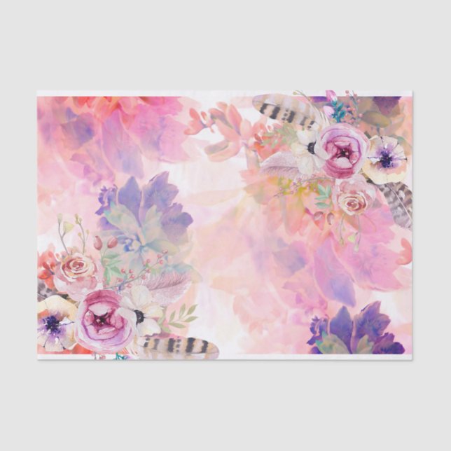 Wasserfarbe-Seidenpapier Seidenpapier (Vorderseite)