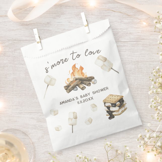 Wasserfarbe S'more Babydusche Geschenktütchen (Ausgeschnitten)