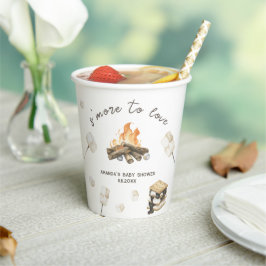 Wasserfarbe S'more Babydusche Pappbecher