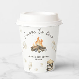 Wasserfarbe S'more Babydusche Pappbecher