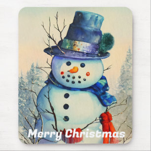 Wasserfarbe Snowman Mouse Pad Mousepad