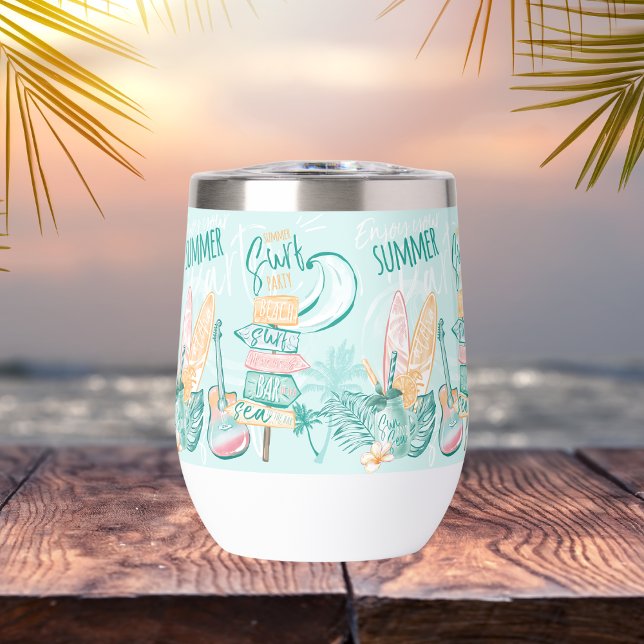 Wasserfarbe Sommersurf Party (Von Creator hochgeladen)