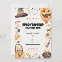 Wasserfarbe "Spooktacular" Halloween
