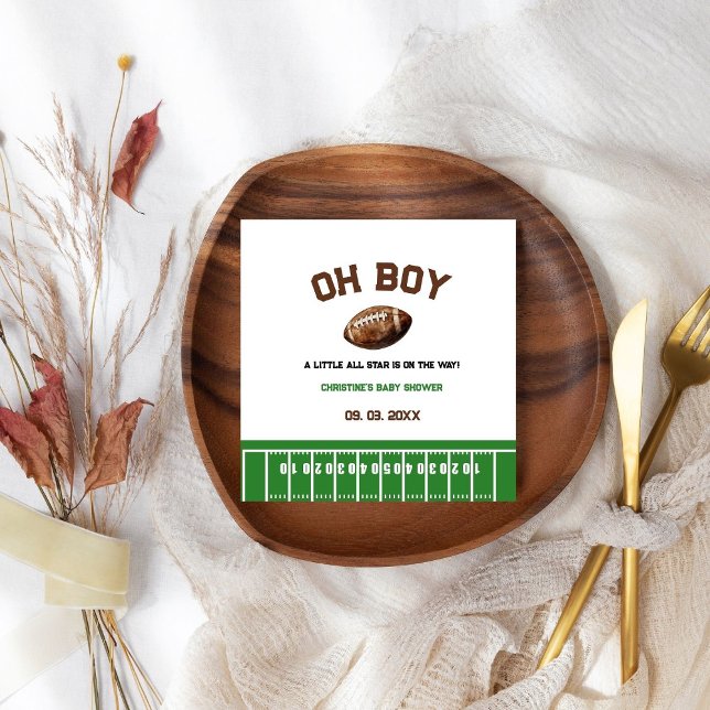 Wasserfarbe Sport Football Baby Dusche Serviette (Von Creator hochgeladen)