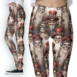 Wasserfarbe Steampunk Weihnachtsfeierliche Skulptu Leggings<br><div class="desc">Bewundern Sie Gothmas mit diesen Watercolor Steampunk Santa Gothic Leggings. Die Santa-Skulls haben rote Steampunk-Top-Hüte, die den wahren Santa-Stil mit langen, fließenden weißen Bärten verströmen. Im Fitnessraum oder im Yoga-Kurs können Sie Ihre Liebe für Steampunk- und Gothic-Anwendungen genießen. Verpassen Sie nicht die Chance, diese einzigartigen Santa Leggings zu besitzen. Für...</div>