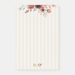 Wasserfarbe & Streifen - Nachhinweise Post-it Klebezettel