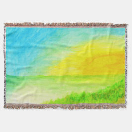 Wasserfarbe "Sundown Borderline" Decke