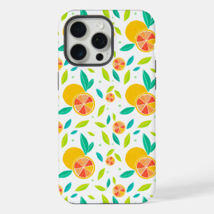 Wasserfarbe Süße Orangen Muster iPhone 15 Pro Max Hülle
