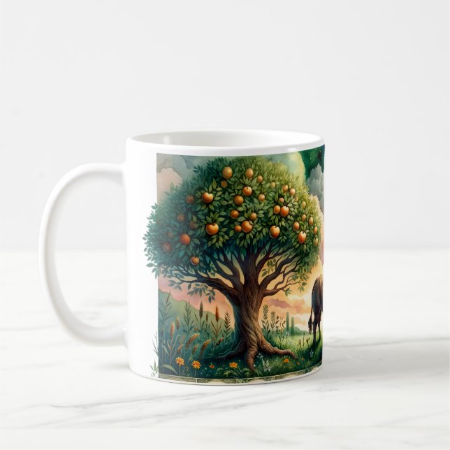 Wasserfarbe Taurus Kaffeetasse (Links)