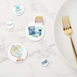 Wasserfarbe Thema Kinderdusche Confetti Konfetti