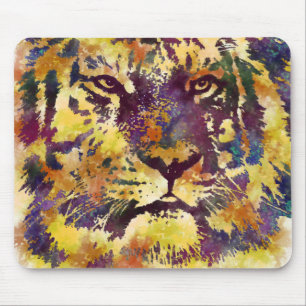 Wasserfarbe Tiger Mousepad