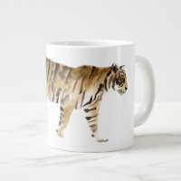 Wasserfarbe Tiger Wandern