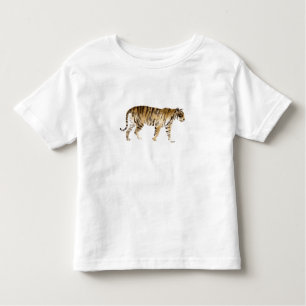 Wasserfarbe Tiger Wandern Kleinkind T-shirt