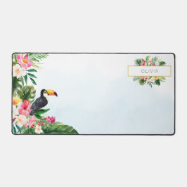 Wasserfarbe Tropische botanische Berührung Persona Schreibtischunterlage