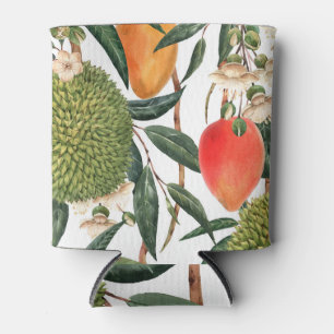 Wasserfarbe tropische durische, Mango-Muster. Dosenkühler
