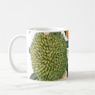 Wasserfarbe tropische durische, Mango-Muster. Kaffeetasse