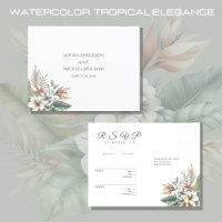 Wasserfarbe Tropische Elegance-UAWG-Hochzeit-