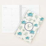 Wasserfarbe Tropische Meeresschildkröte Planer<br><div class="desc">Der Küstenplaner zeigt meine originale Aquarellkunst der Meeresschildkröten mit Seestern und Korallen. Persönlich mit Ihrem Monogramm Initial- und Nachnamen. Ideal, um die Tage der Woche zu planen oder um Ihre Hochzeitspläne am Strand zu machen. Auch macht ein großartiges Geschenk. Weitere monatliche und wöchentliche Planer von Victoria Grigaliunas finden Sie unter...</div>