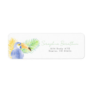 Wasserfarbe Tropischer Toucan Papagei