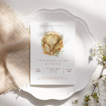 Wasserfarbe Türkei Freundliches Abendessen Einladu