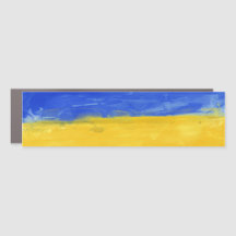Wasserfarbe ukrainische Flagge