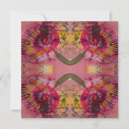 Wasserfarbe und Tinte Abstrakt schöne Malerei Art Mitteilungskarte