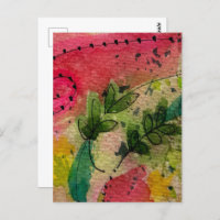 Wasserfarbe und Tinte Abstrakter Impressionismus K