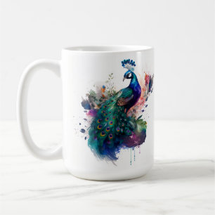 Wasserfarbe und Tinte Peak Kaffeetasse