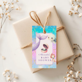 Wasserfarbe unter dem Meer Kleine Perlendusche Geschenkanhänger