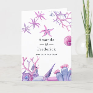 Wasserfarbe unter der Hochzeit Programm