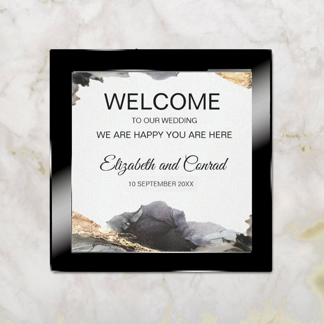 Wasserfarbe Vanessa Schwarz-Weiß-Canvas Print Leinwanddruck (Von Creator hochgeladen)