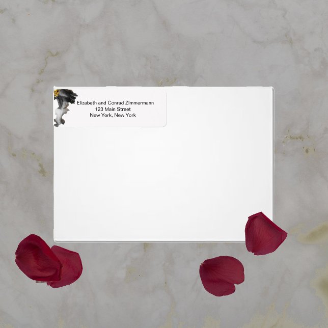 Wasserfarbe Vanessa Schwarz-Weiß-Etikett (Von Creator hochgeladen)