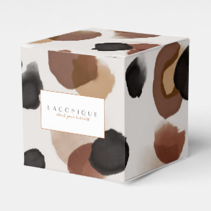 Wasserfarbe Vielen Dank Leoparddruck Geschenkschachtel