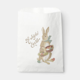 Wasserfarbe Vintag Osterhase mit Eiern CC0249 Geschenktütchen