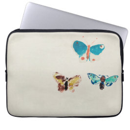 Wasserfarbe Vintage Schmetterlinge. Odilon Redon Laptopschutzhülle