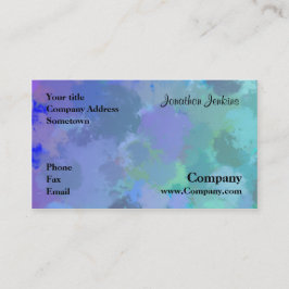 Wasserfarbe Visitenkarte