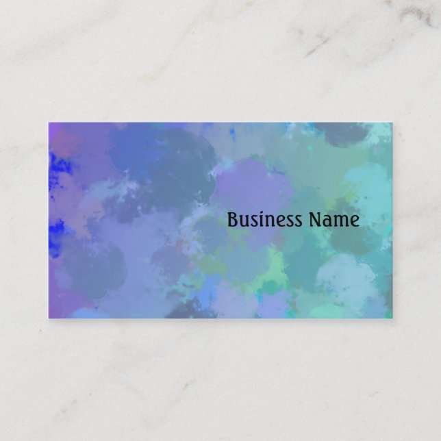 Wasserfarbe Visitenkarte (Vorderseite)