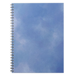 Wasserfarbe Vista blaues Muster Notizblock