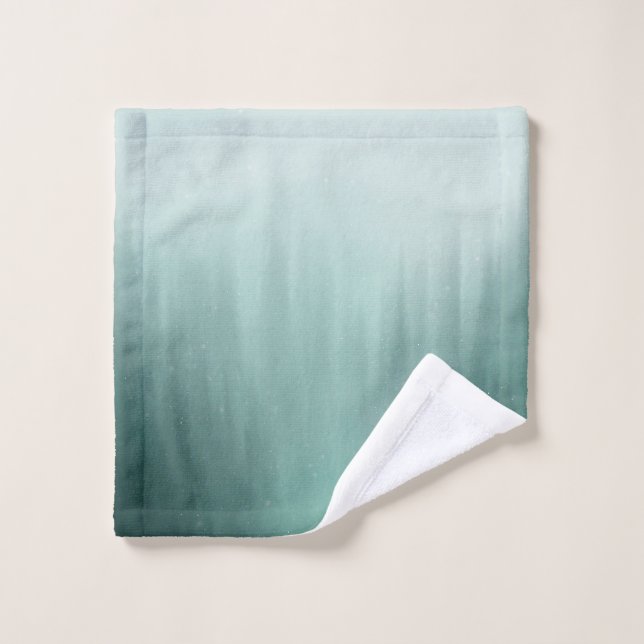 Wasserfarbe Wald in Nebelmalerei Waschlappen (Waschlappen)