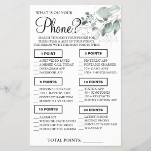 Wasserfarbe Was auf Ihrem Handy Showspielkarte ist Flyer