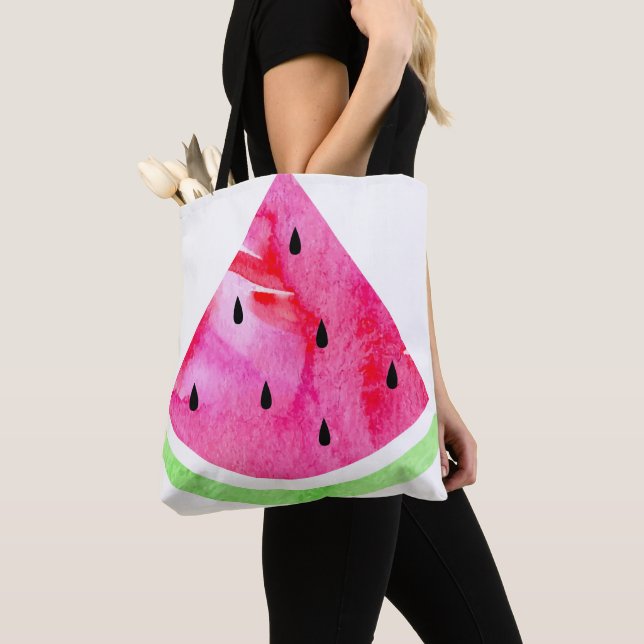 Wasserfarbe Wassermelone (Von Nahem)