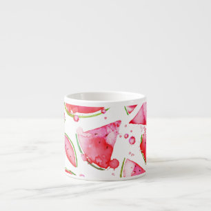 Wasserfarbe Wassermelone 1 Espressotasse