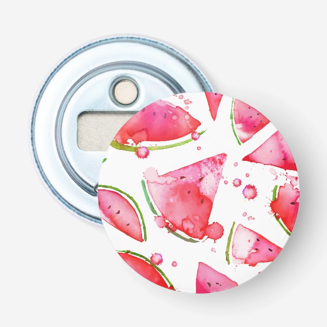 Wasserfarbe Wassermelone 1 Flaschenöffner (Vorderseite)