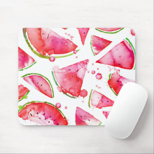 Wasserfarbe Wassermelone 1 Mousepad