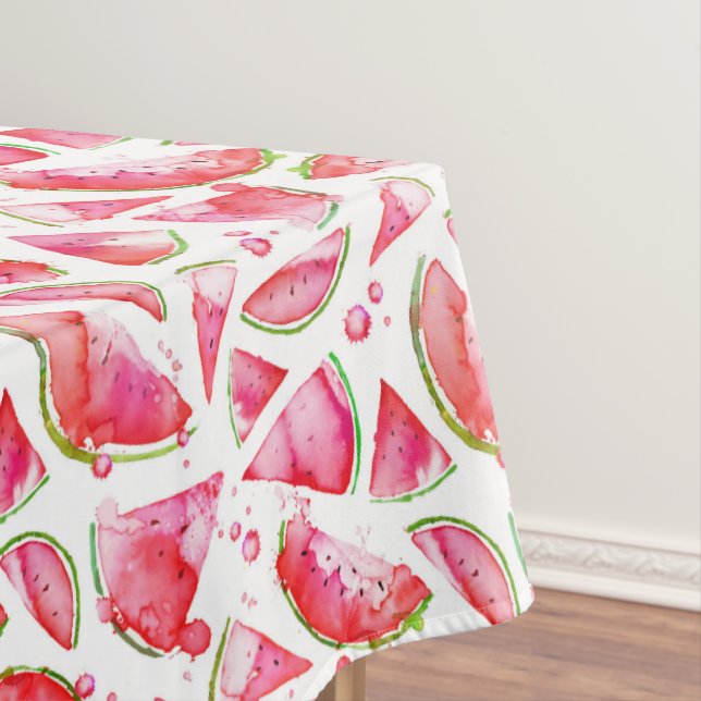 Wasserfarbe Wassermelone 1 Tischdecke (Beispiel)