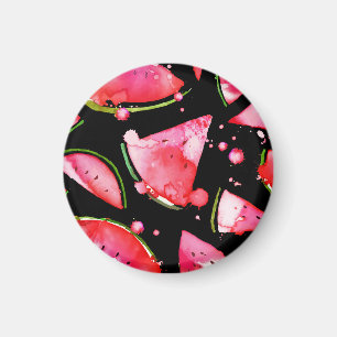 Wasserfarbe Wassermelone 2 Magnet