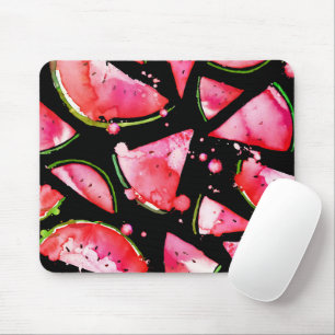 Wasserfarbe Wassermelone 2 Mousepad