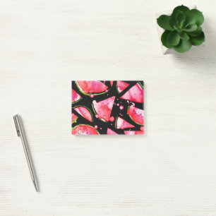 Wasserfarbe Wassermelone 2 Post-it Klebezettel