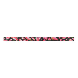 Wasserfarbe Wassermelone 2 Satinband